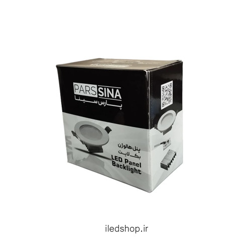 پنل توکار ۷ وات سری هیما پارس سینا با نور یکنواخت در سه رنگ